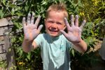 Experimenteren met stoepkrijt! 2